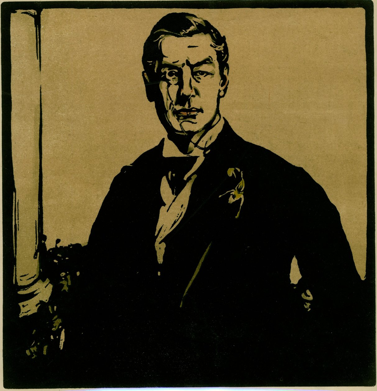 Joseph Chamberlain, ca. 1903 (farve litho) af William Nicholson