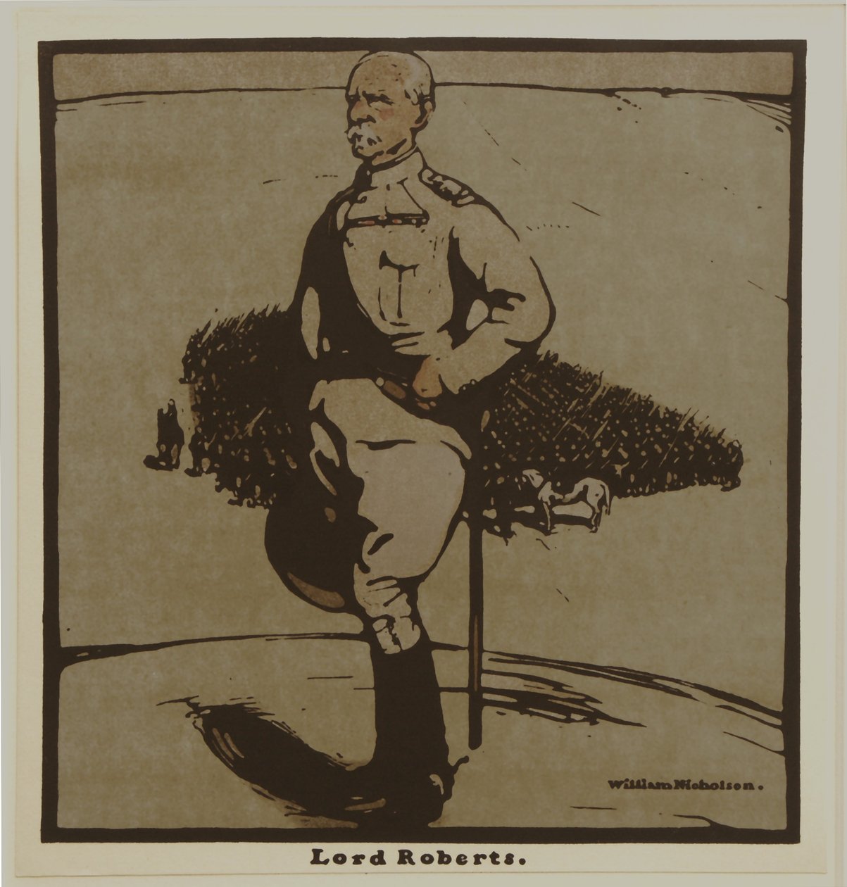 Lord Roberts, omkring 1902 (chromolitho) af William Nicholson