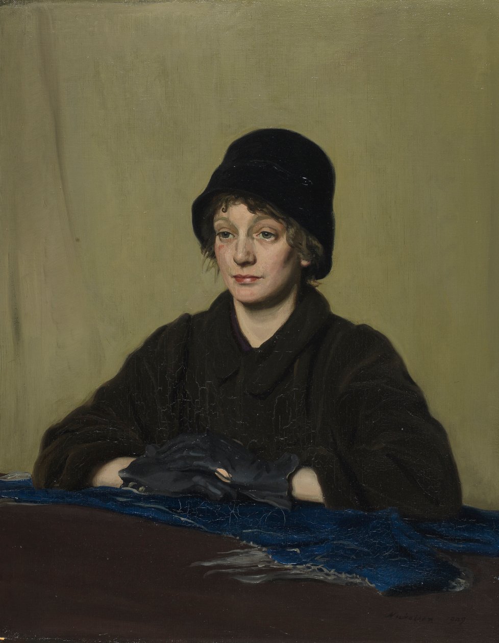 Pigen med en laset handske af William Nicholson
