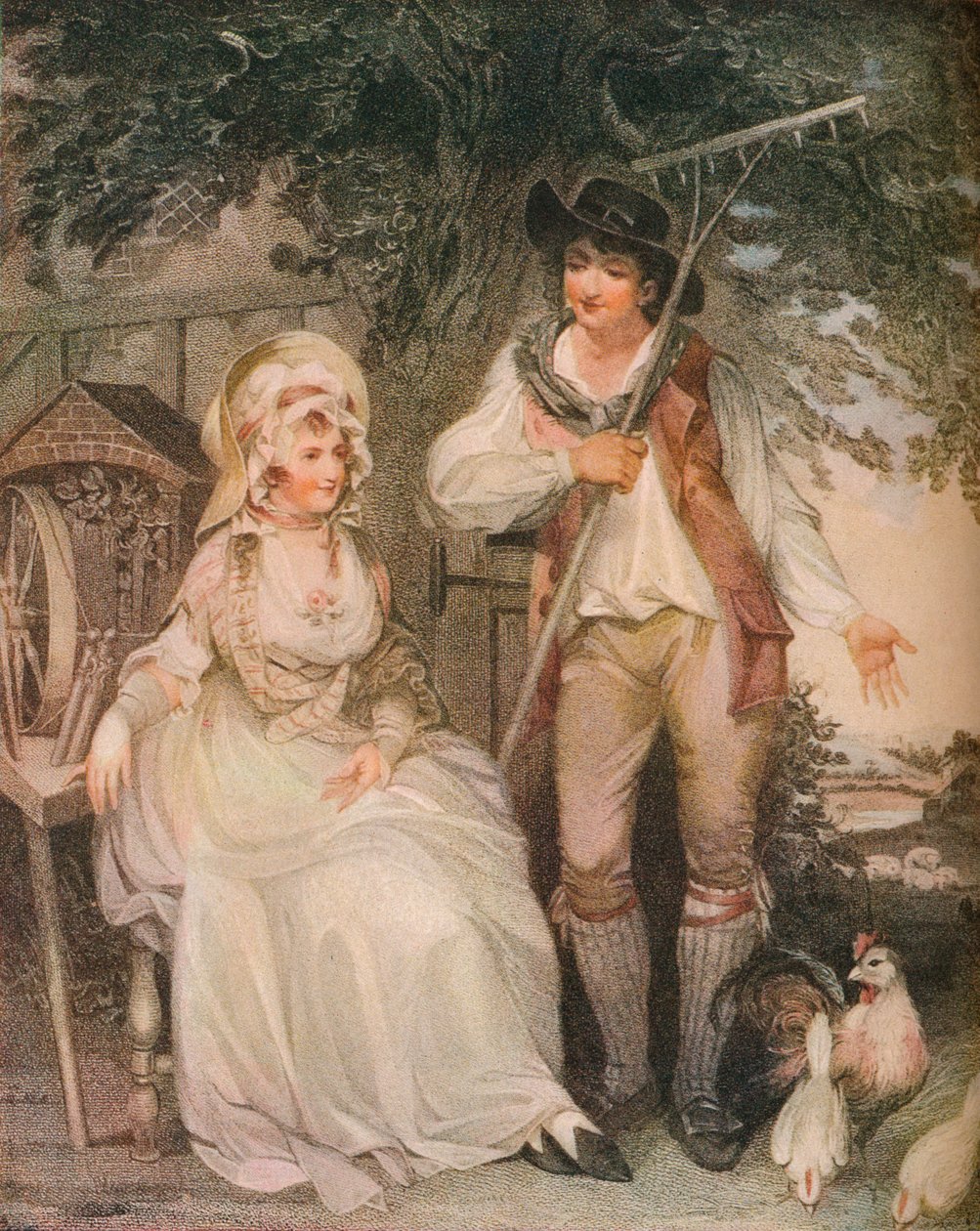 Gårdsgården, c1797 af William Nutter