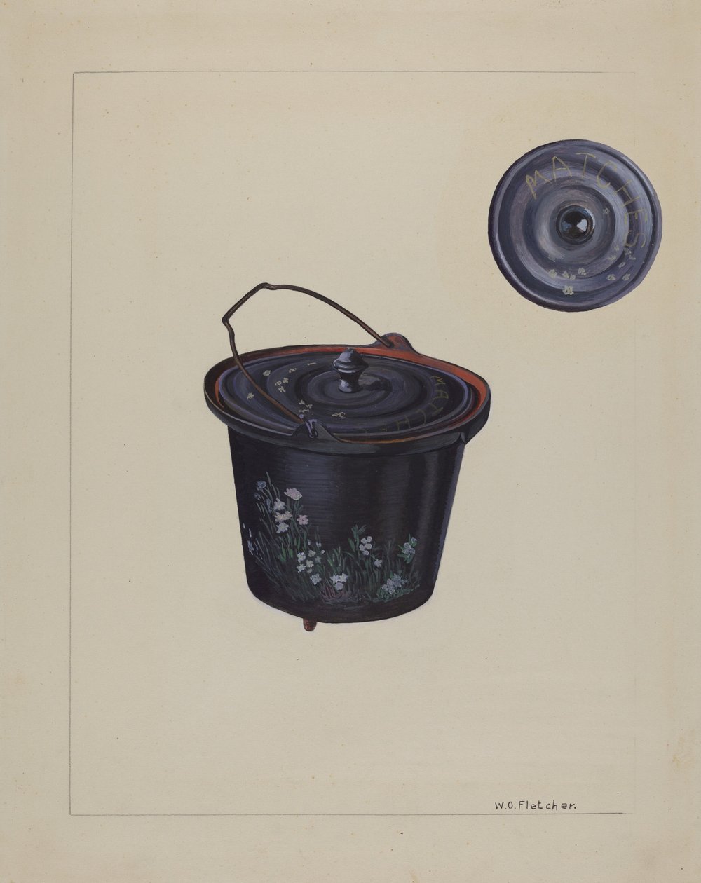 Børnelegetøjsjernkedel, ca. 1937. af William O. Fletcher