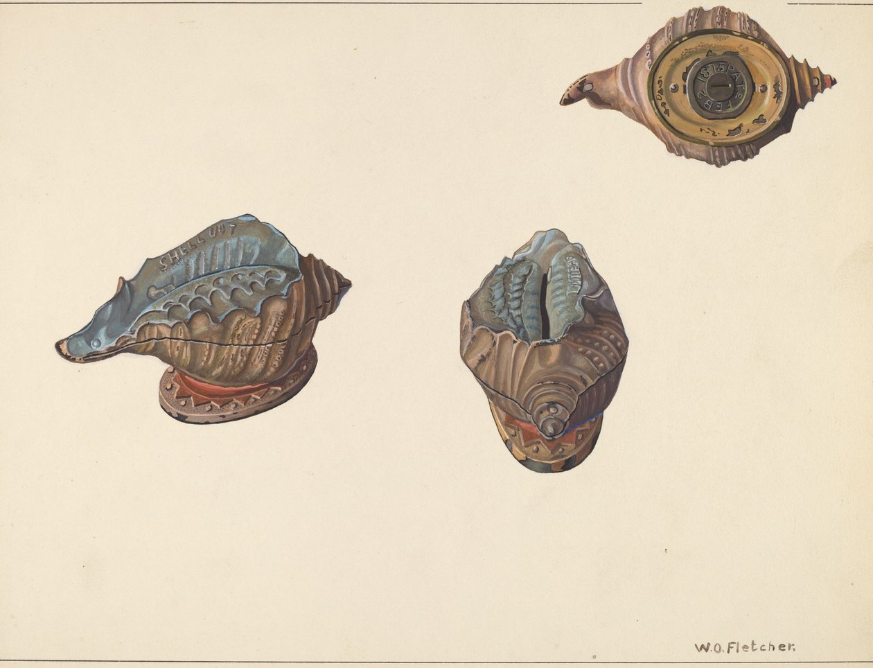 Shell Out Bank, ca. 1938. af William O. Fletcher
