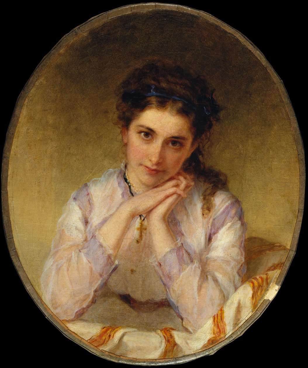 Mary Cadwallader Rawle, 1868. af William Oliver Stone