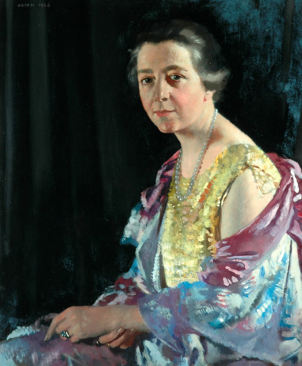 Fru Thomas Howarth, 1926 af William Orpen