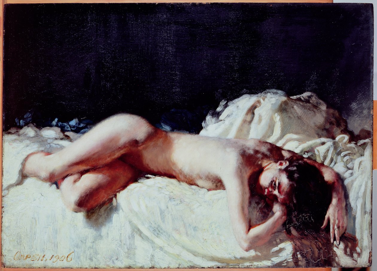 Nøgenstudie af William Orpen