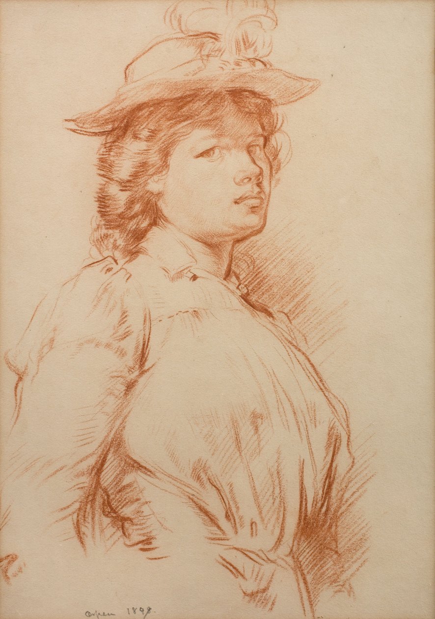 Portræt af Ida Nettleship af William Orpen