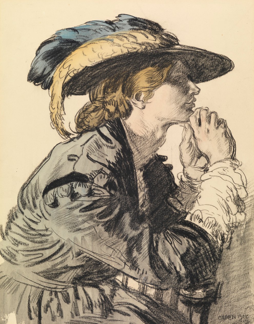 Portræt af en Dame af William Orpen