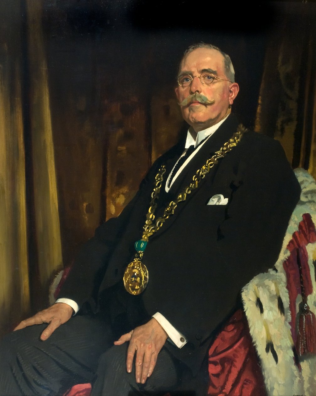 Sir Alexander Spence af William Orpen