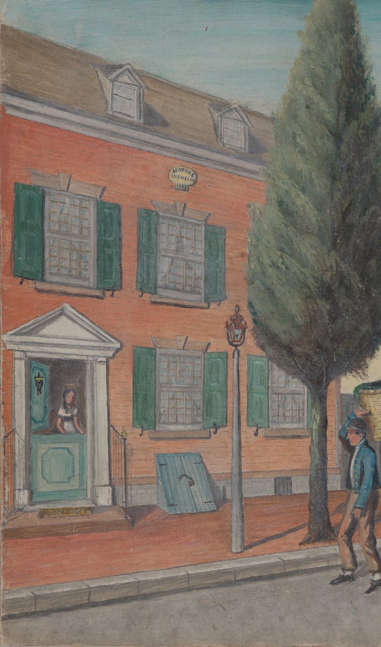 Te Rusk and Brick House, 1870