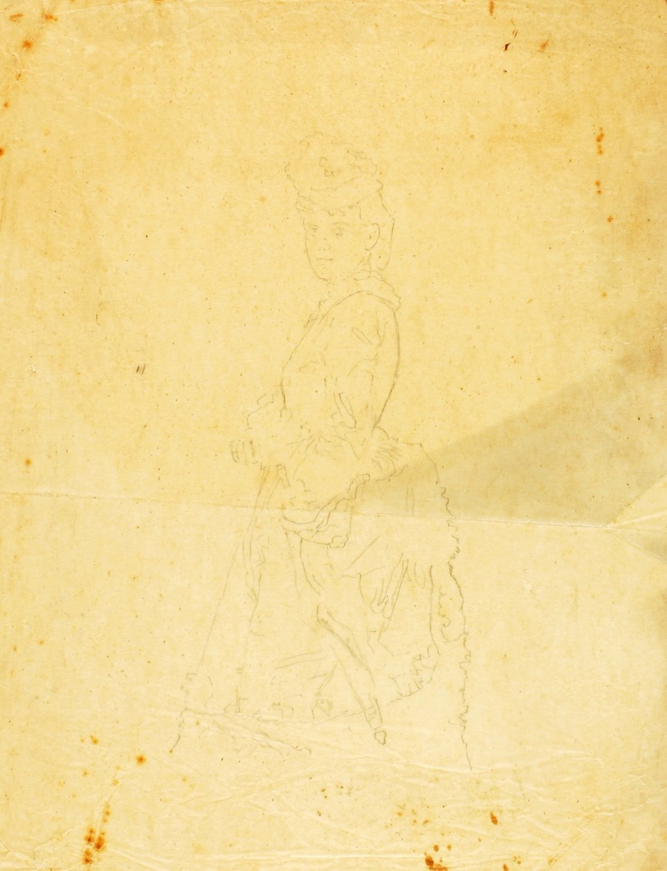 Ung dame i eftermiddagskjole af William Page