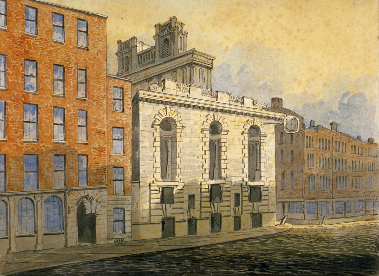 Lombard Street, City of London, 1815 af William Pearson