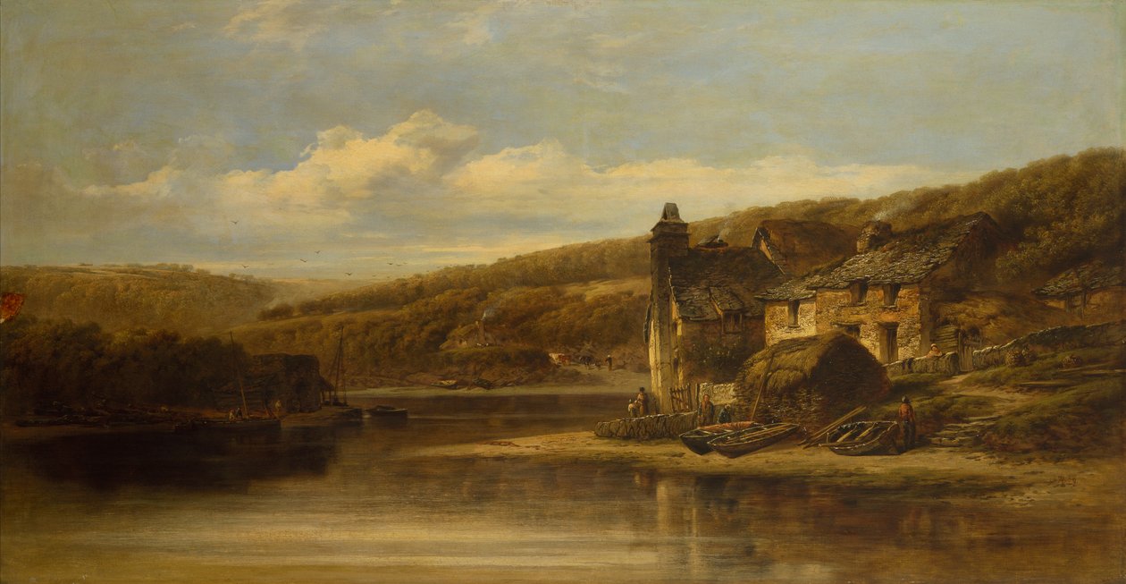 I nærheden af Looe, Cornwall af William Pitt
