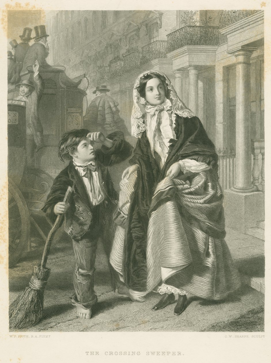 Bleak House: The Crossing Sweeper af William Powell Frith