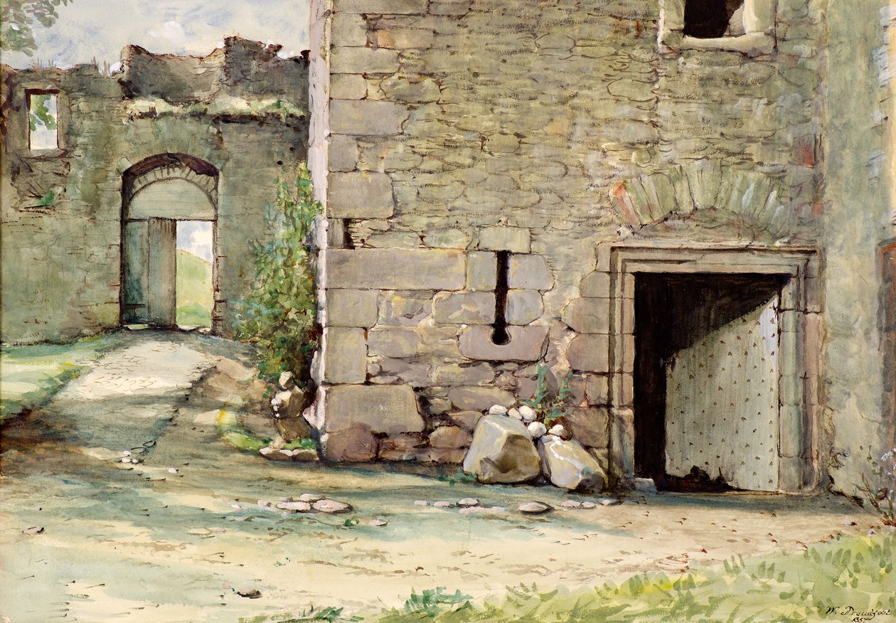 The West Gateway, Mains Castle af William Proudfoot