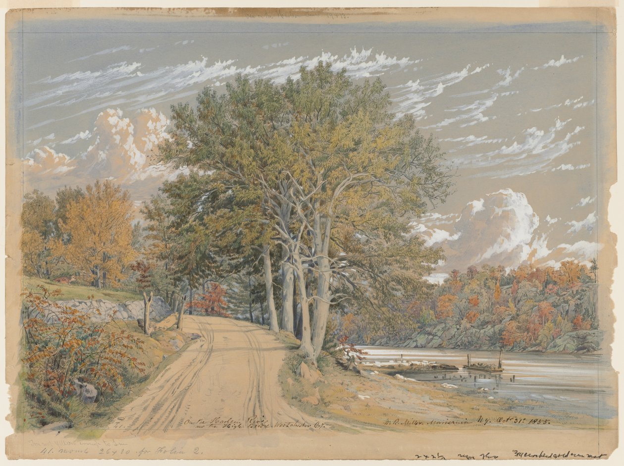 På Harlem-floden af William Rickarby Miller