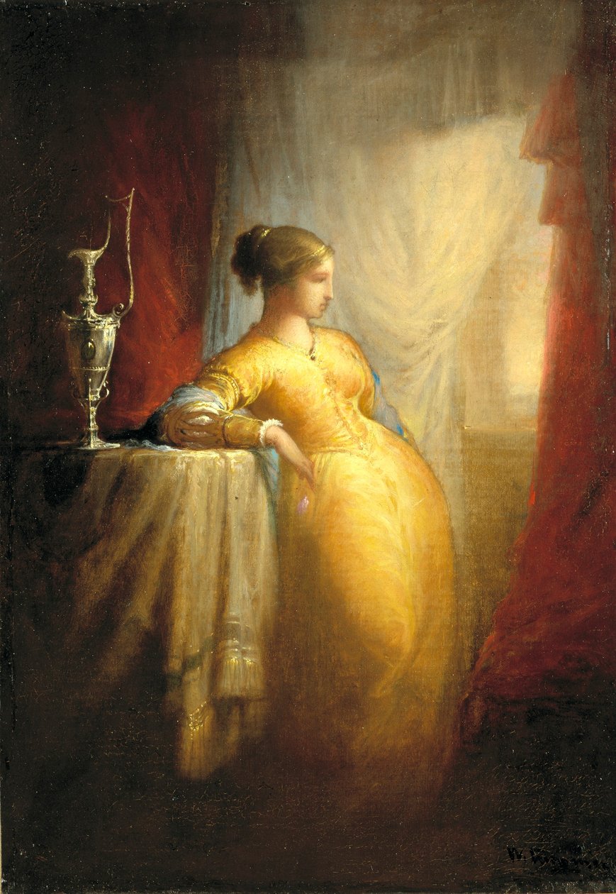 Ved vinduet af William Rimmer