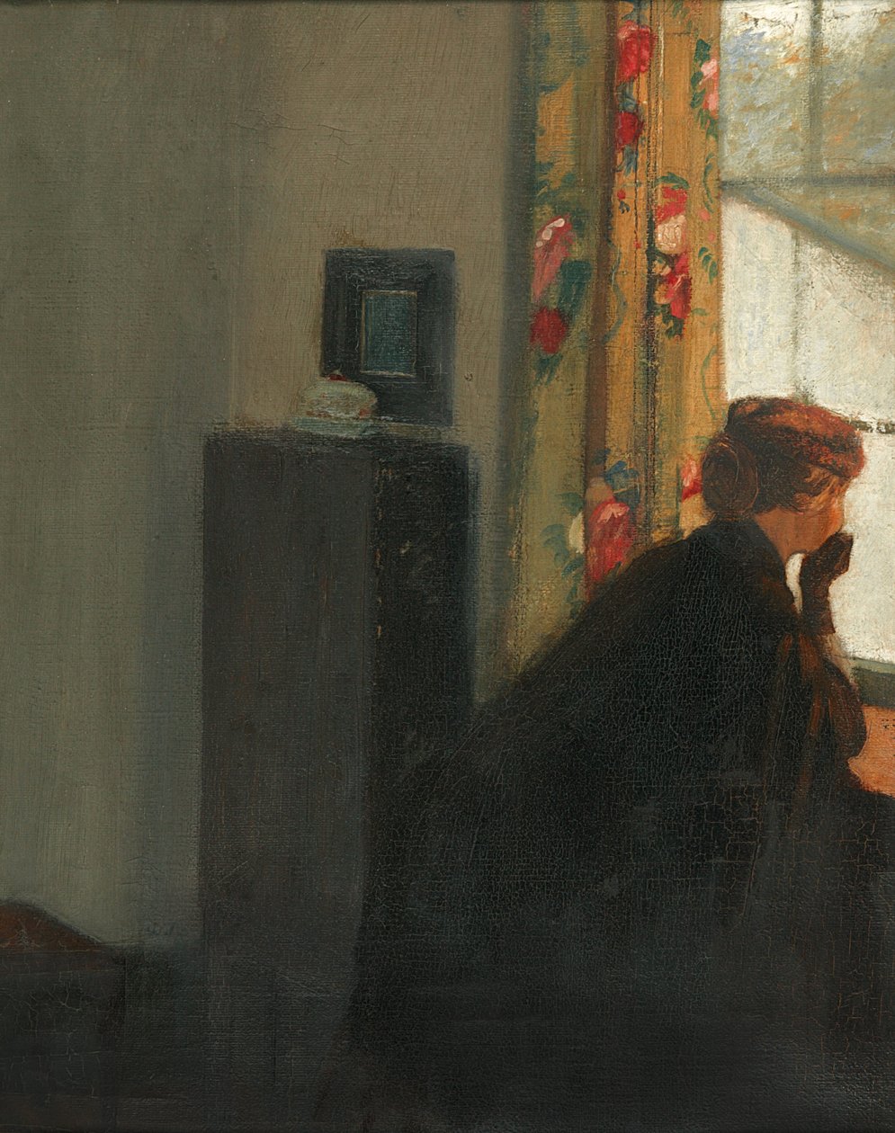 Ved vinduet (olie på lærred) af William Rothenstein