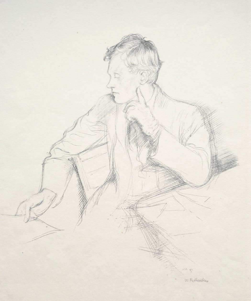 Charles Hazelwood Shannon, 1897. af William Rothenstein