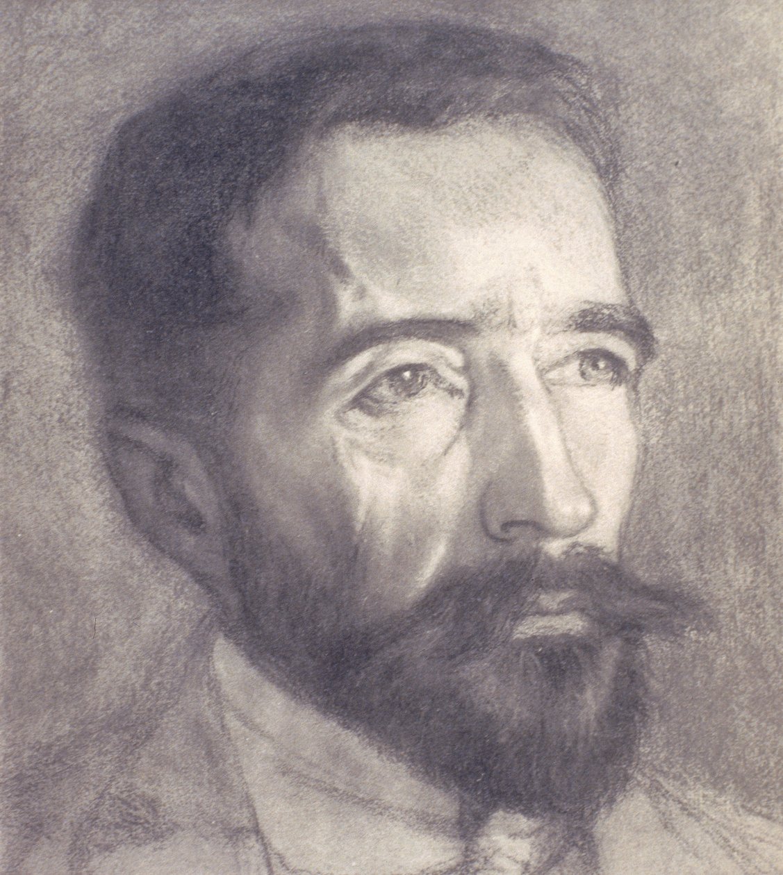 Portræt af Joseph Conrad (1857-1924) (litho) af William Rothenstein