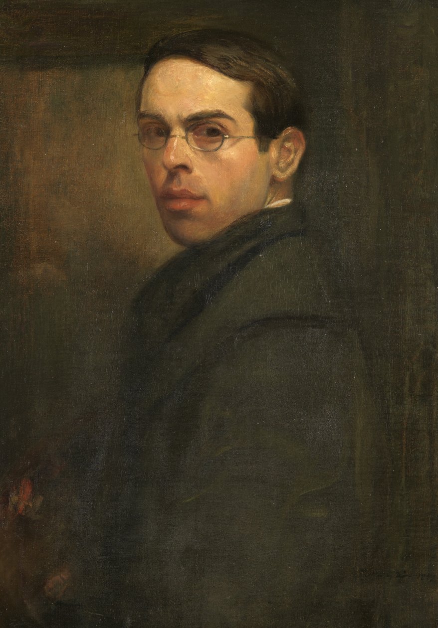 Selvportræt af William Rothenstein