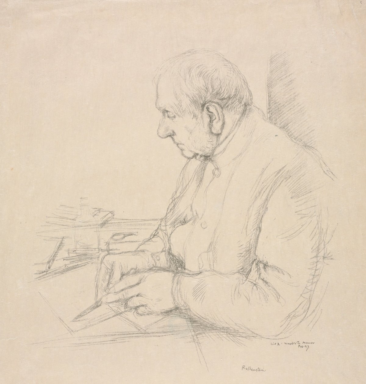 Sir Francis Seymour Haden, 1897. af William Rothenstein