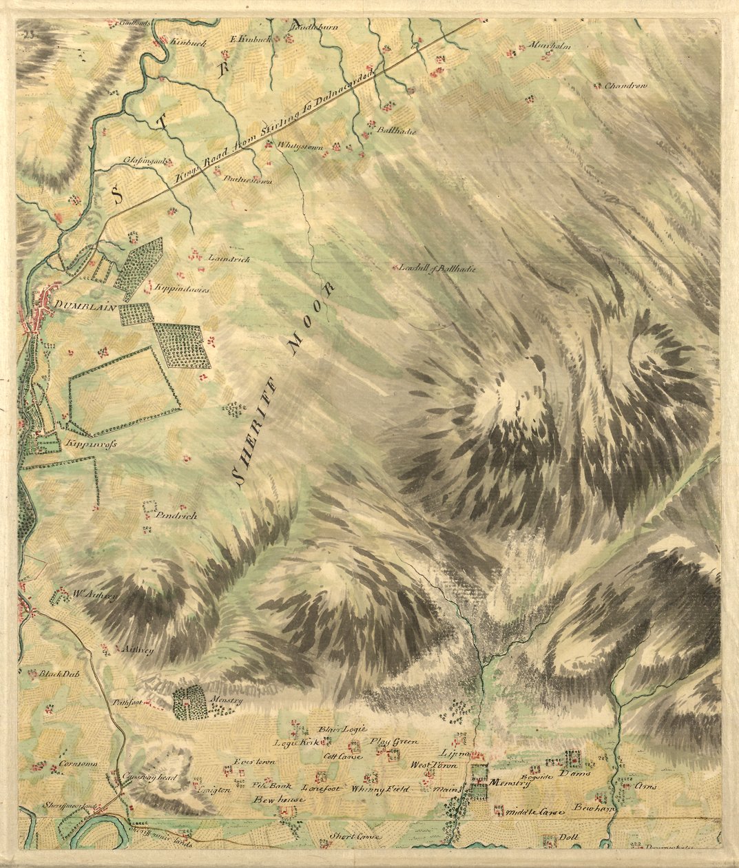 Roy Military Survey of Scotland af William Roy