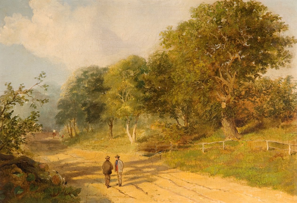 Vejen til Redheugh Hall, 1856 af William Ryott