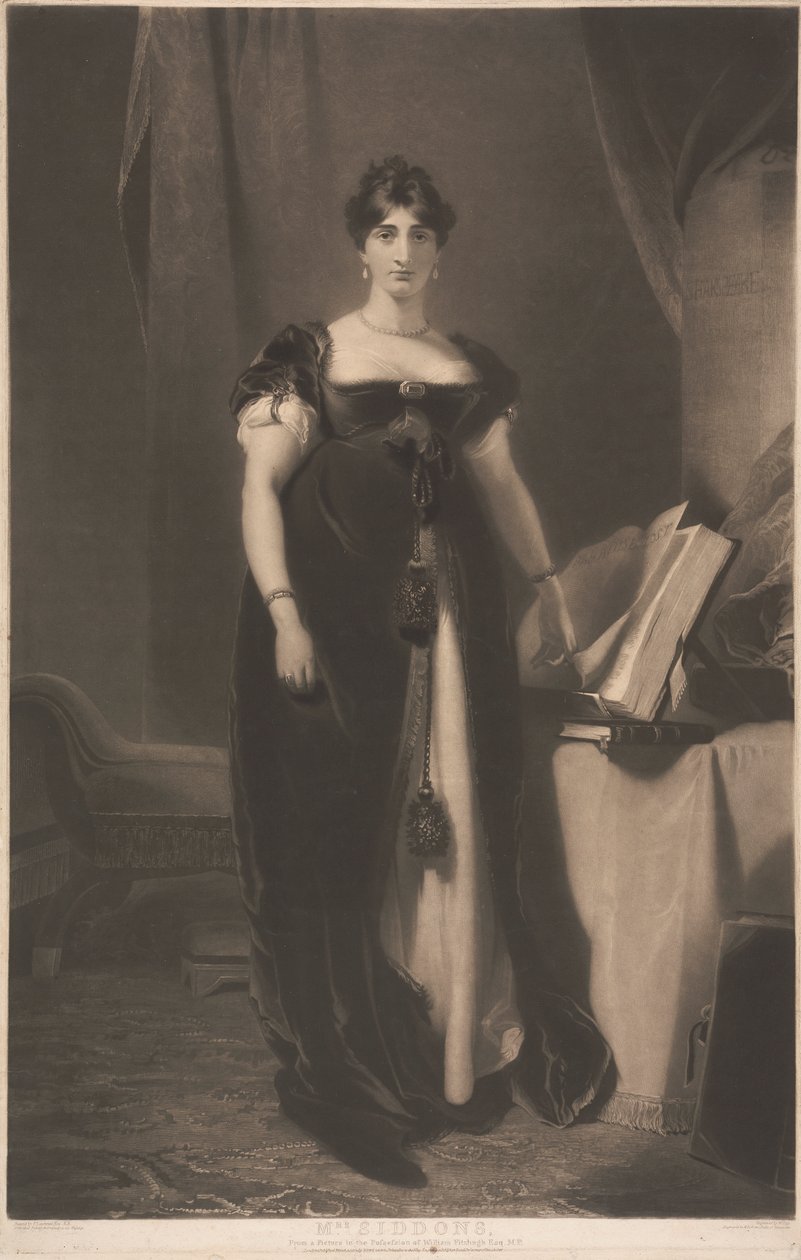 Fru Siddons af William Say