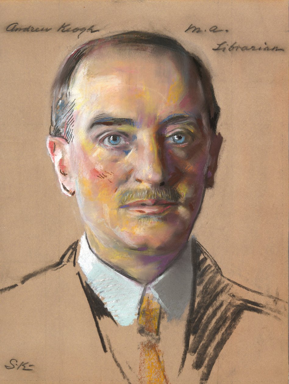 Andrew Keogh, M.A. 1904, bibliotekar 1916- af William Sergeant Kendall