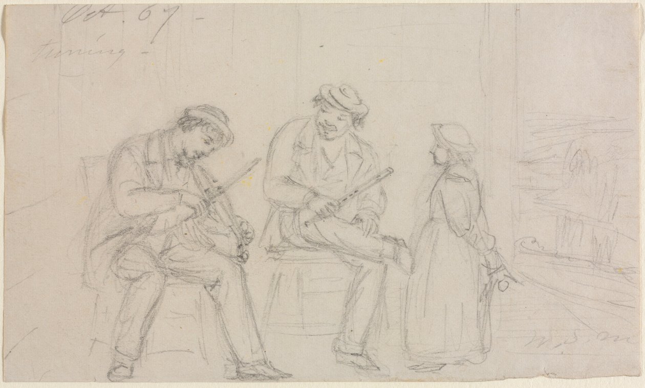 Tuning, 1867. af William Sidney Mount