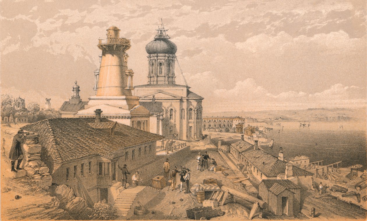 Admiralitetet, Sebastopol, 1856 af William Crimea Simpson