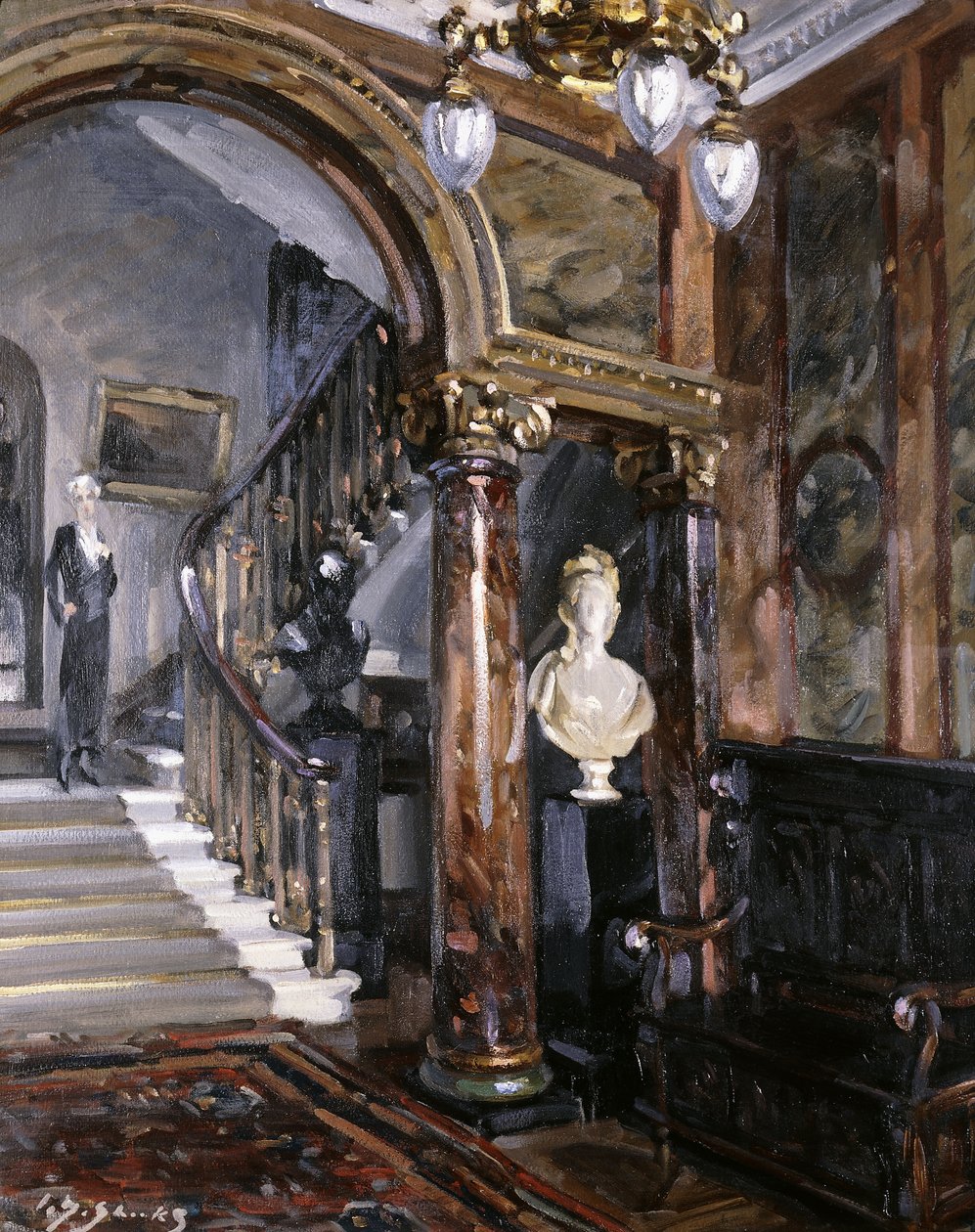 Et elegant interiør, Chez Nous af William Somerville Shanks