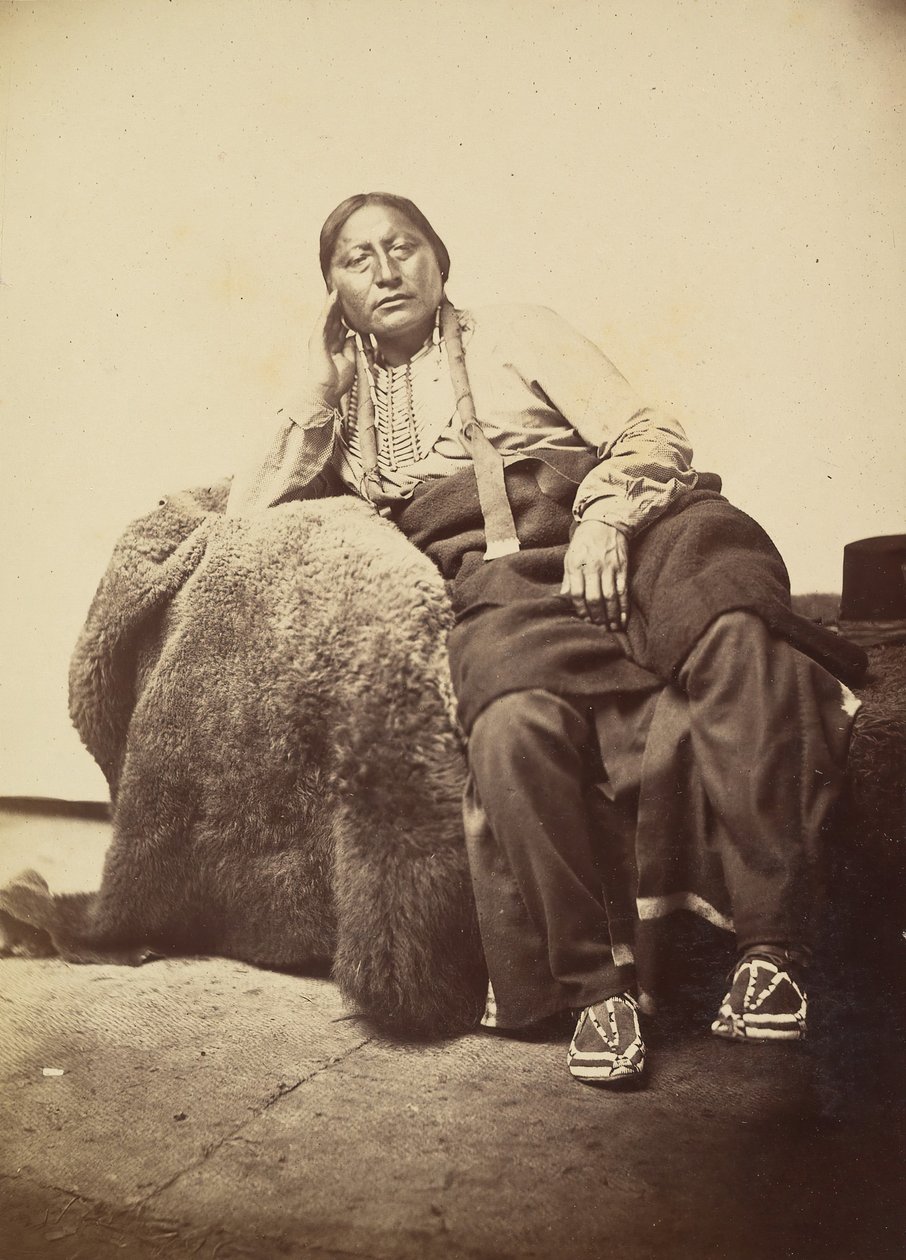 Man-ni-mic, Cheyenne-høvding, 1869-74. af William Stinson Soule