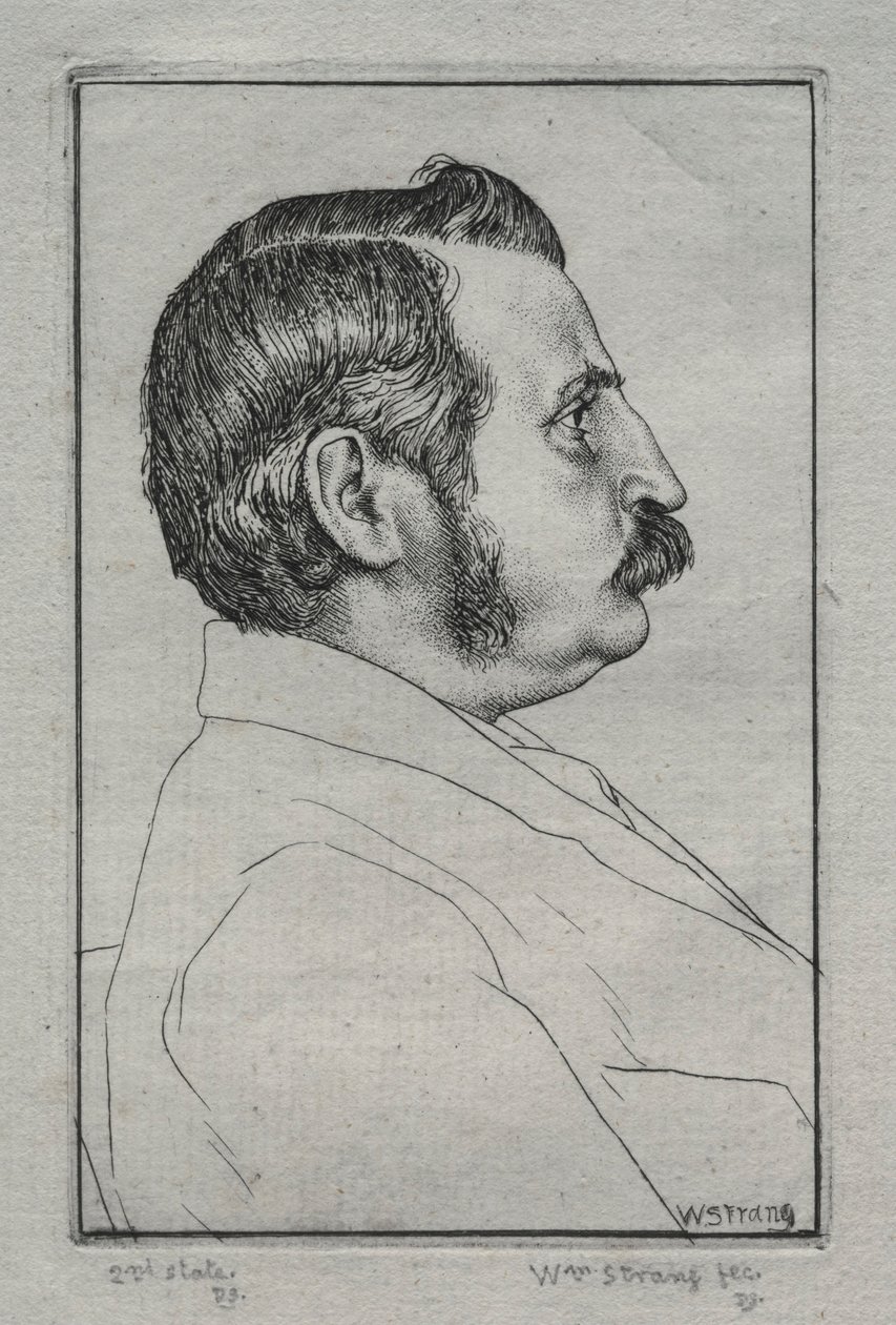 Henry Austin Dobson, nr. 2, 1894. af William Strang