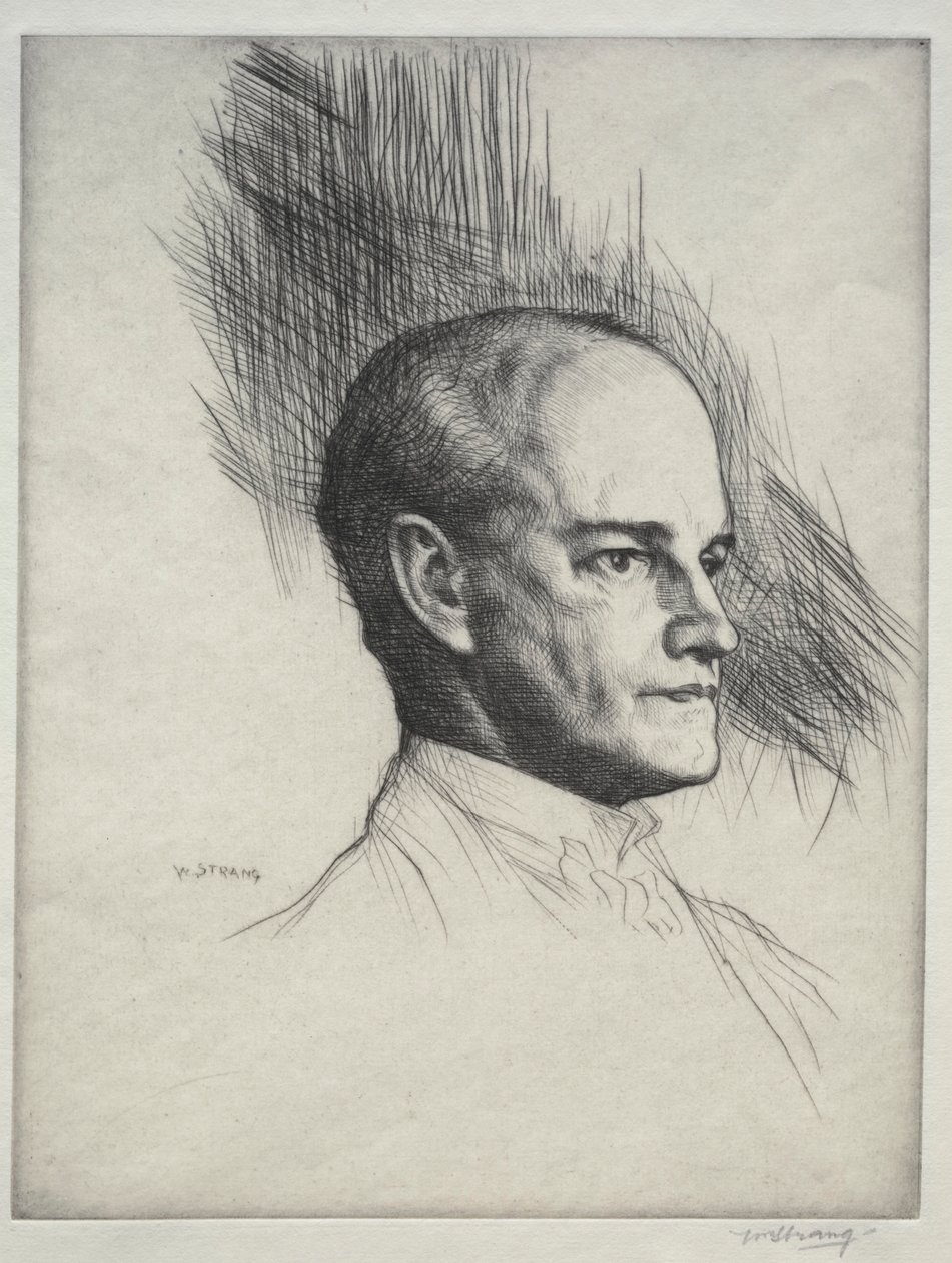 John Galsworthy, 1920. af William Strang