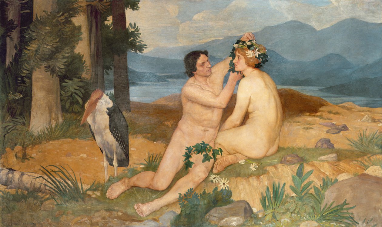 Paradis, ca. 1895 af William Strang