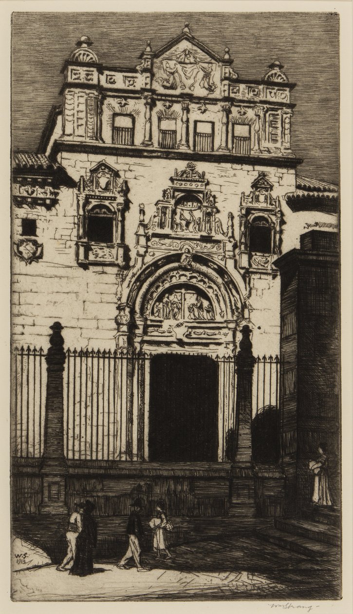 Santa Cruz, Toledo, 1913 af William Strang