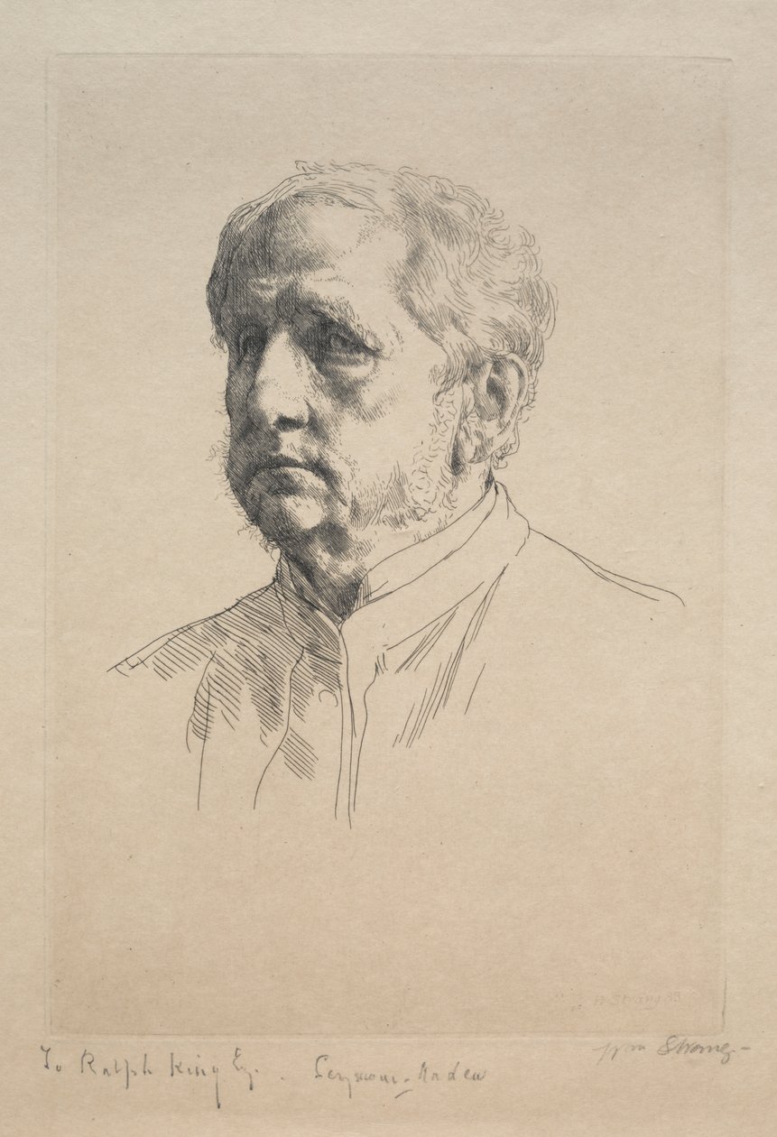 Sir Francis Seymour Haden af William Strang