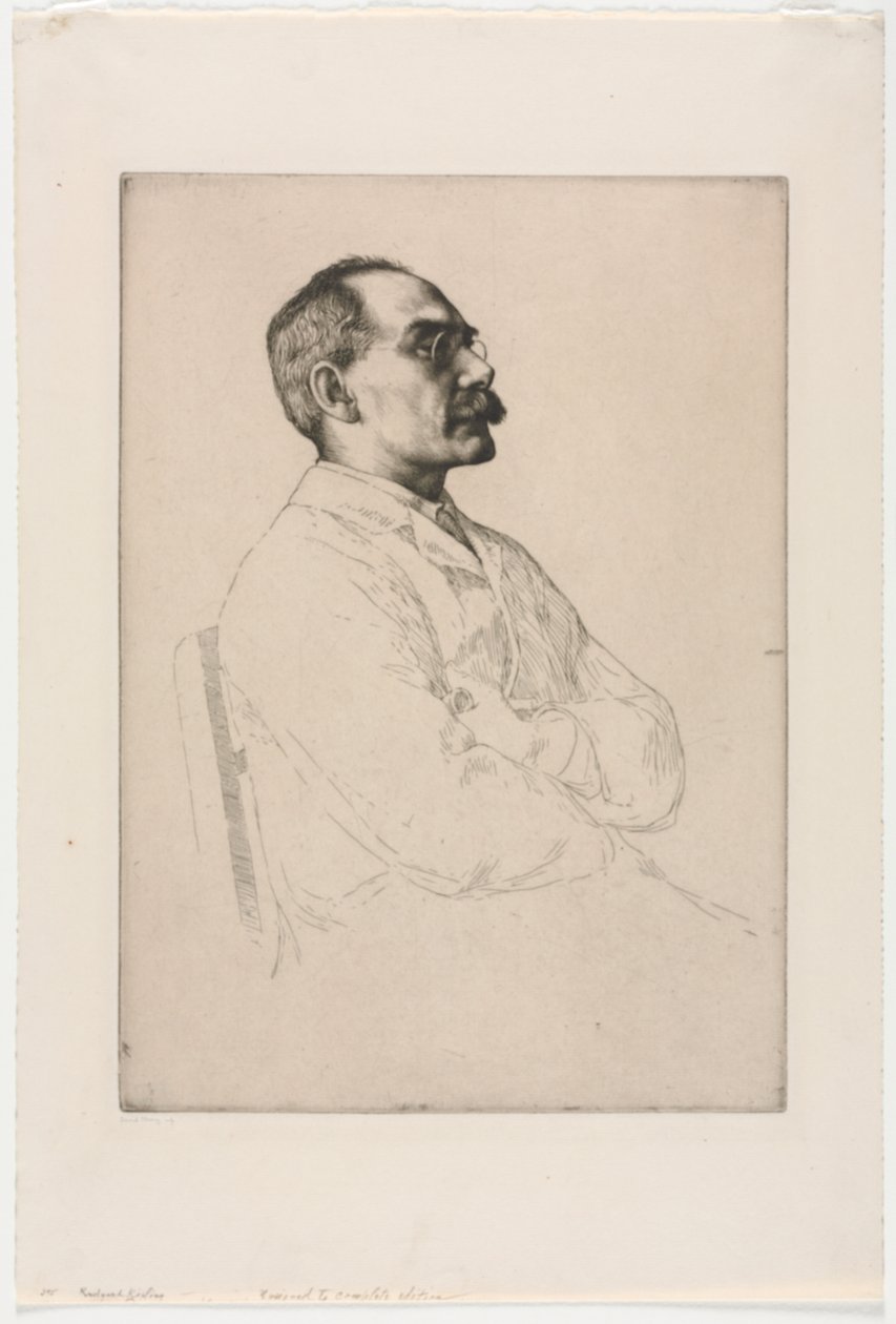 Sir Rudyard Kipling af William Strang