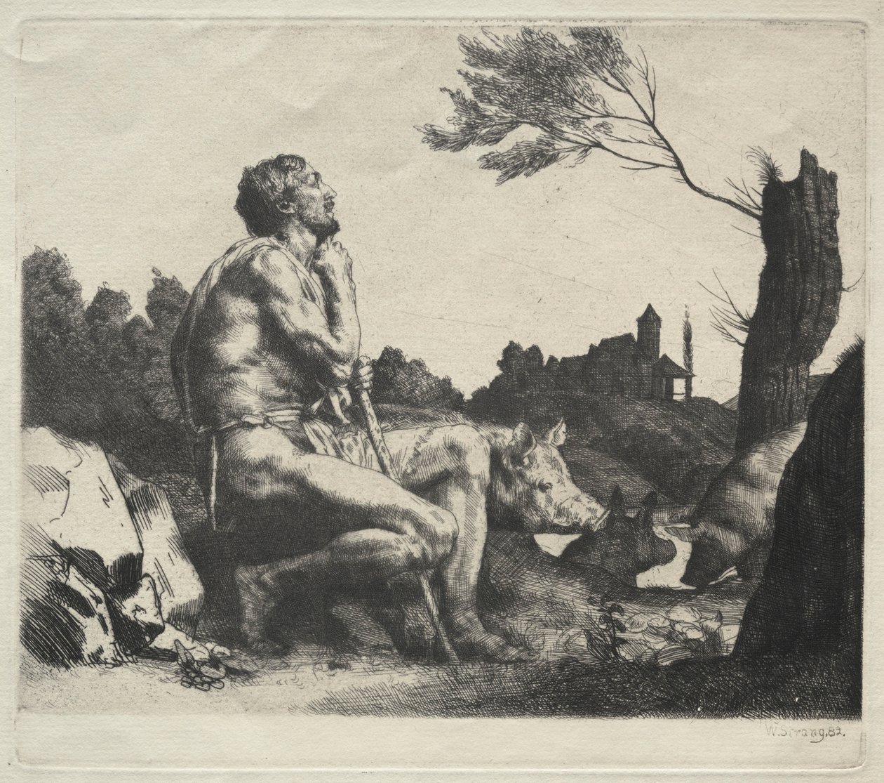 Den fortabte søn, 1882. af William Strang
