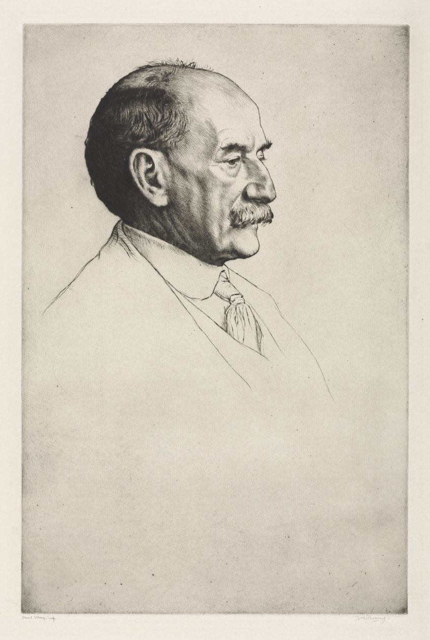 Thomas Hardy, Højrevendt af William Strang