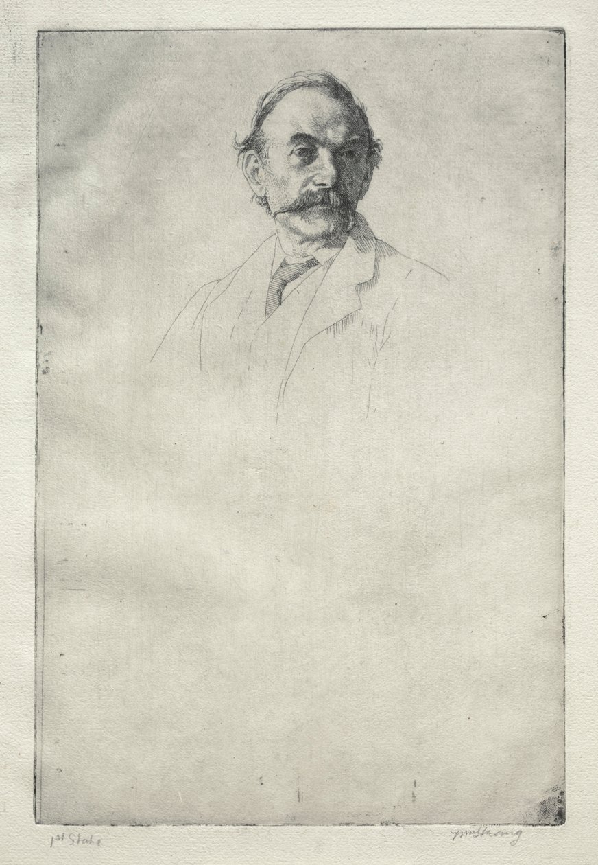 Thomas Hardy, nr. 1, 1893. af William Strang