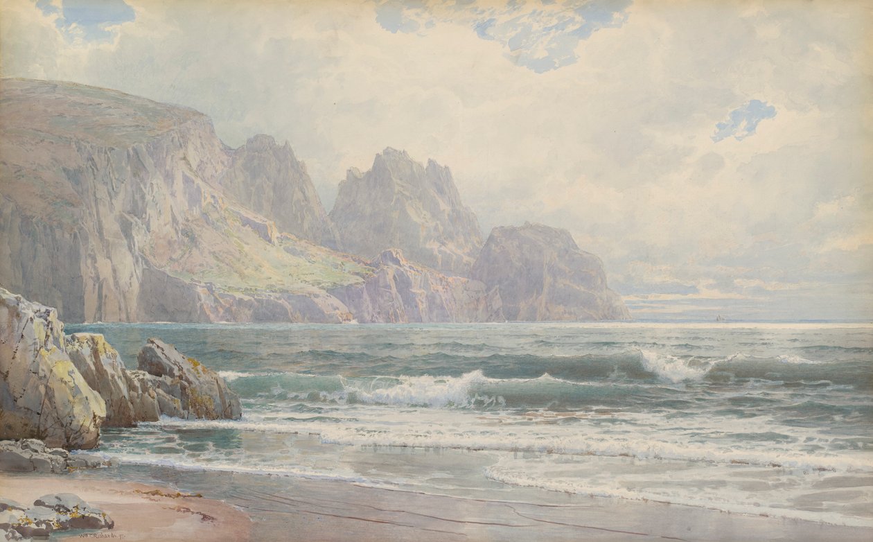 Klippekystlinje af William Trost Richards