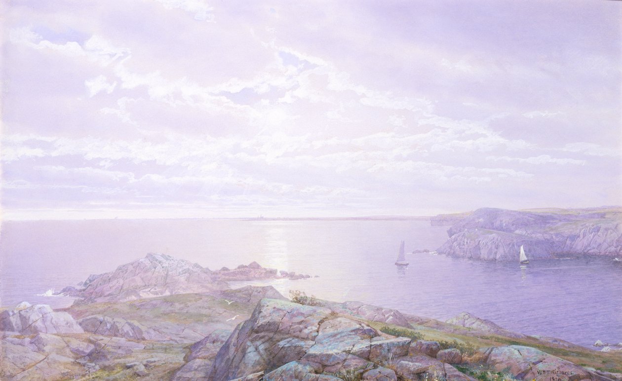 Rocky Cove, 1876. af William Trost Richards
