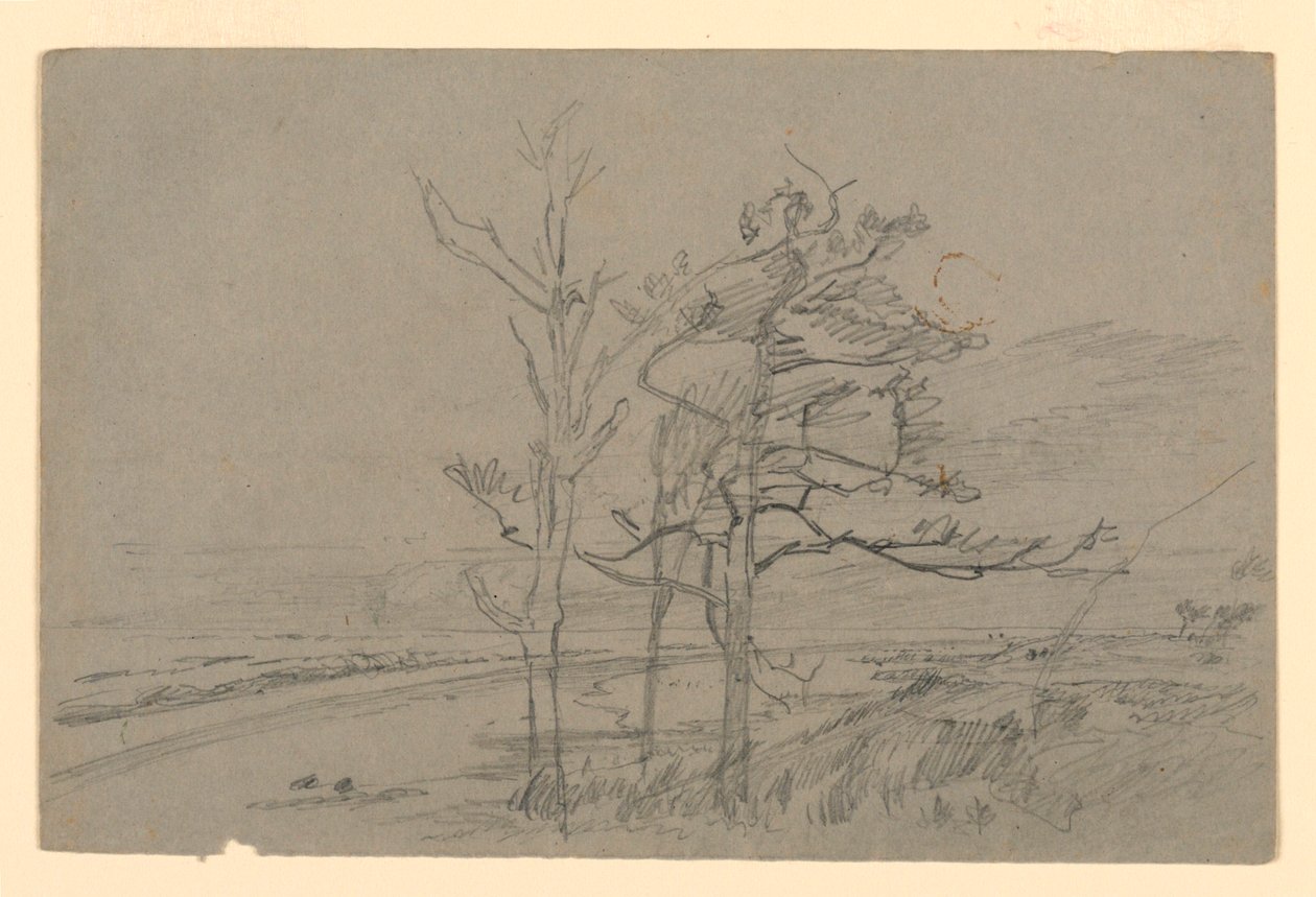 Studie af landskab af William Trost Richards