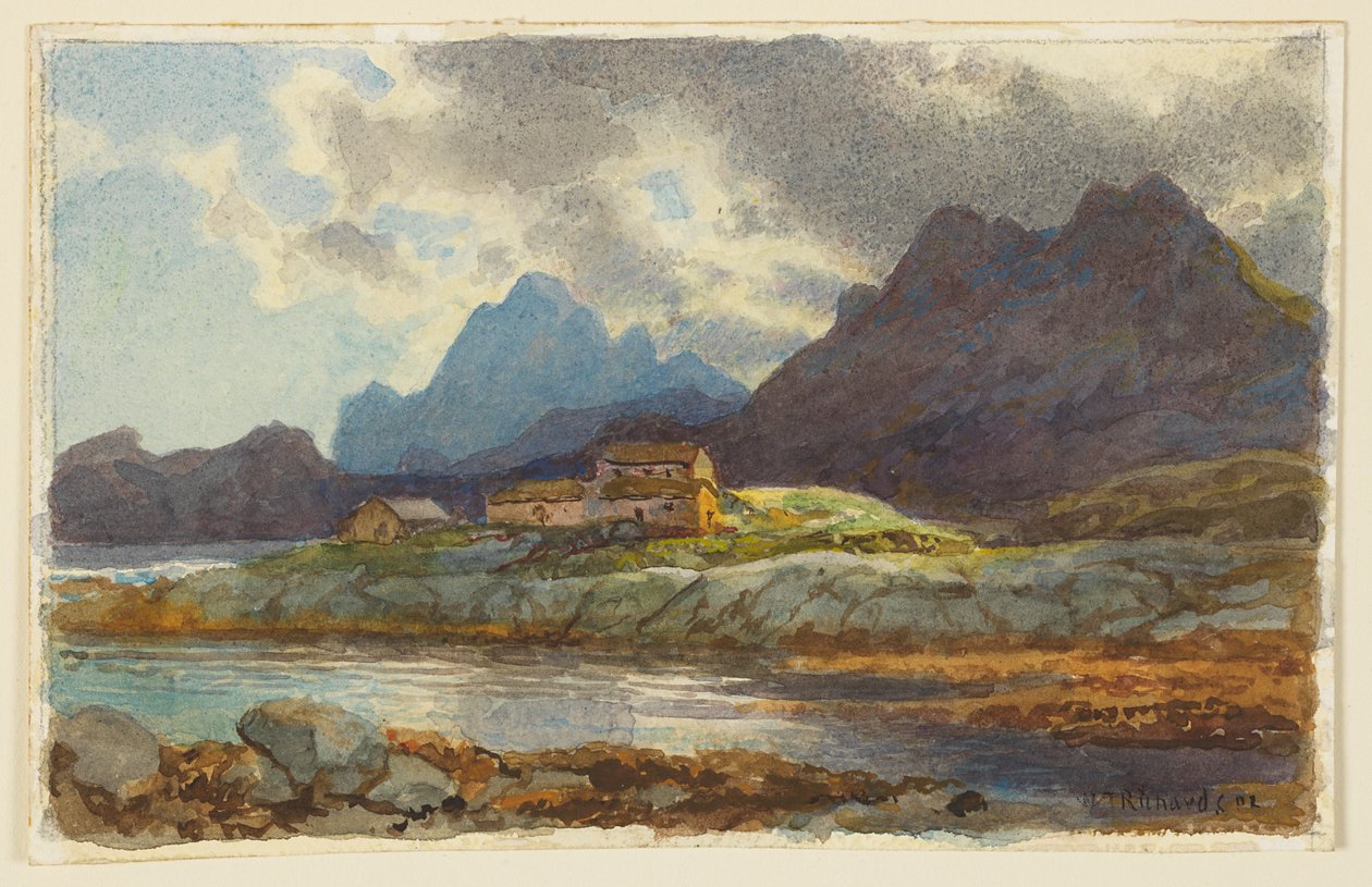 Studie af landskab, Norge af William Trost Richards