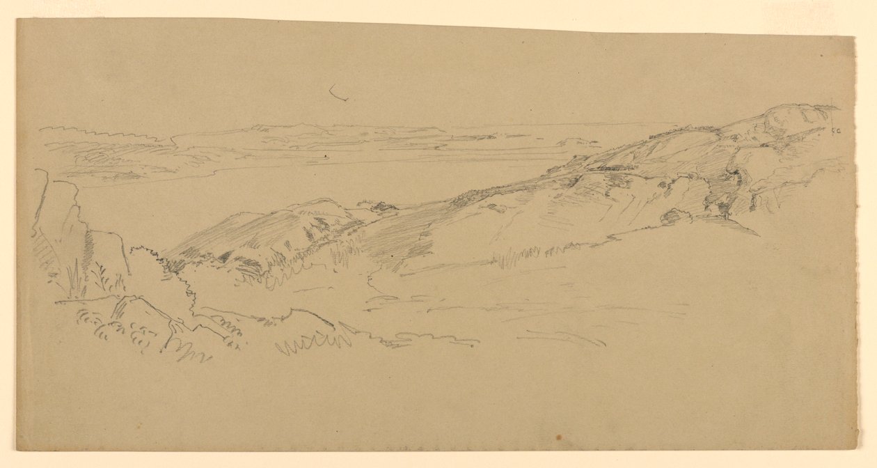 Undersøgelse af kysten, Rhode Island af William Trost Richards