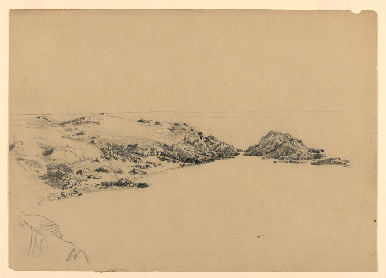 Undersøgelse af kysten, Rhode Island af William Trost Richards