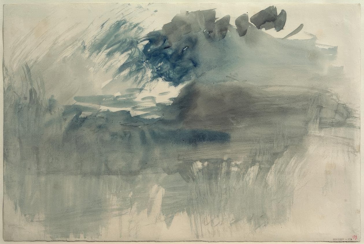 En Storm over Rigi af Joseph Mallord William Turner