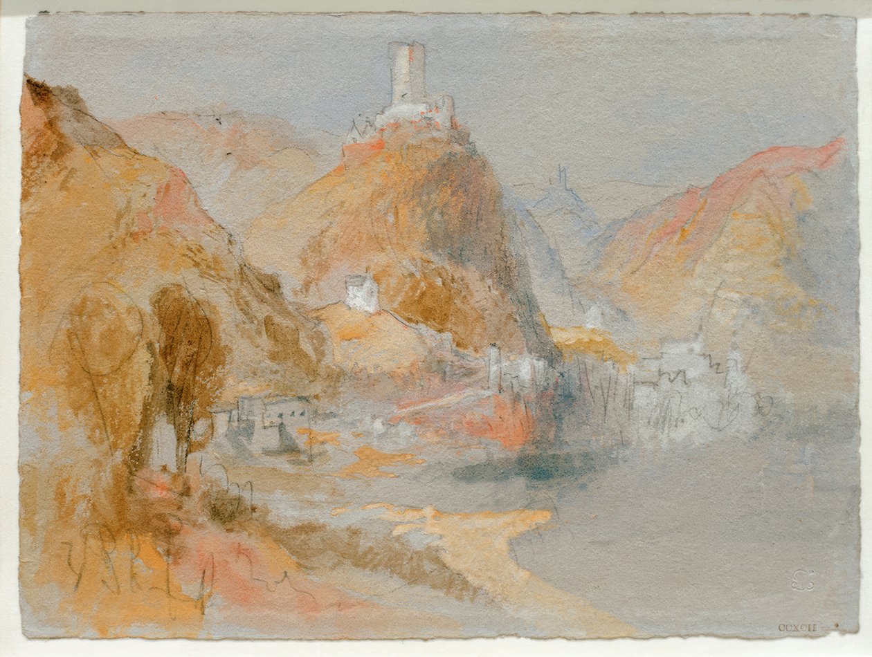 Cochem set fra syd af Joseph Mallord William Turner